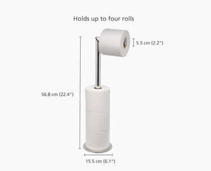 2-in-1 Toilet Paper Stand & Storage