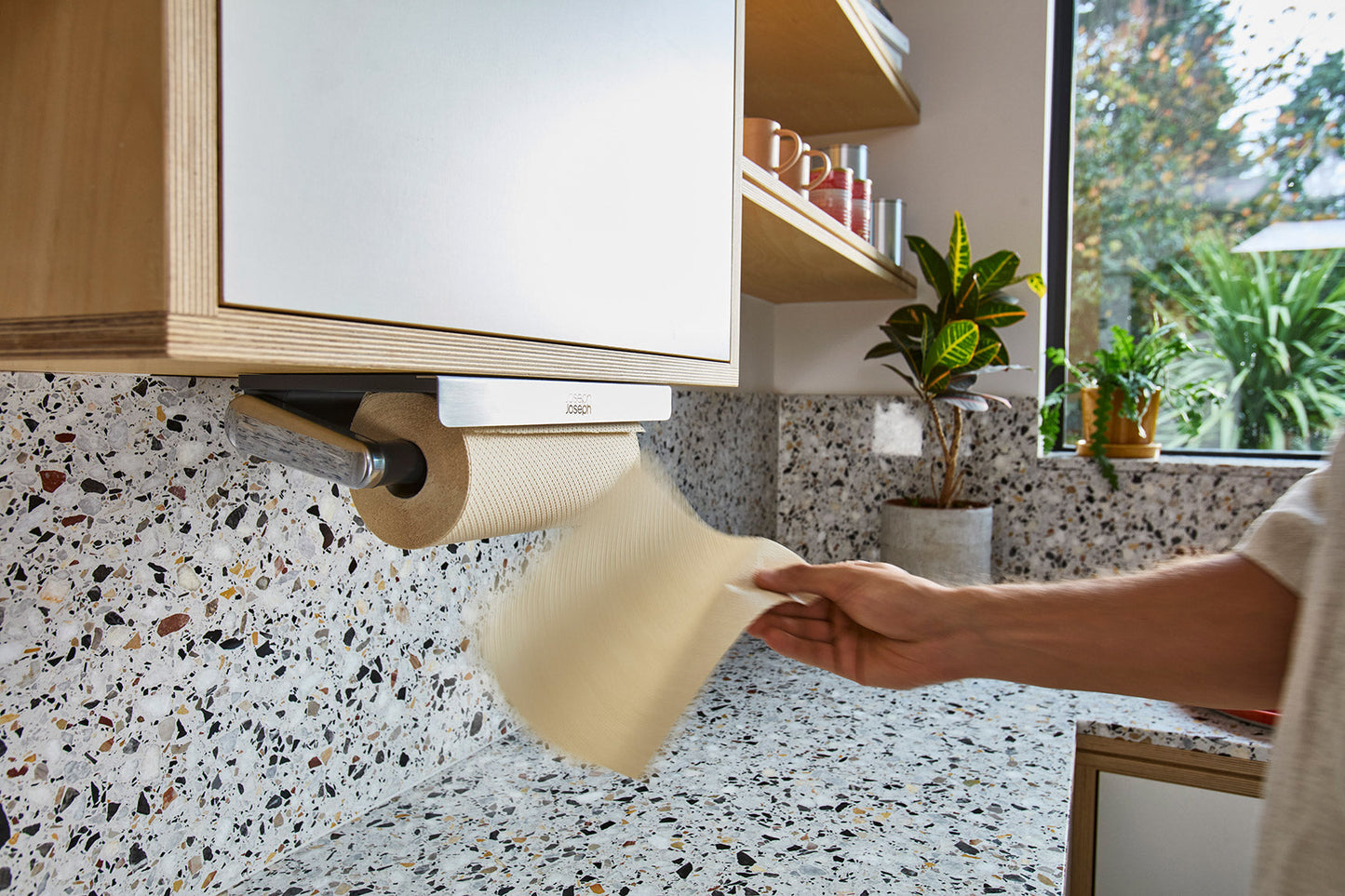Under-Shelf Paper Towel Holder