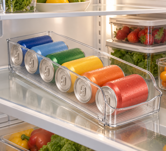 Refrigerator Can Organizer Bin