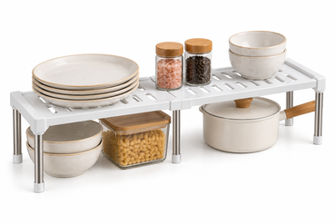 Expandable Countertop & Cabinet Storage Shelf
