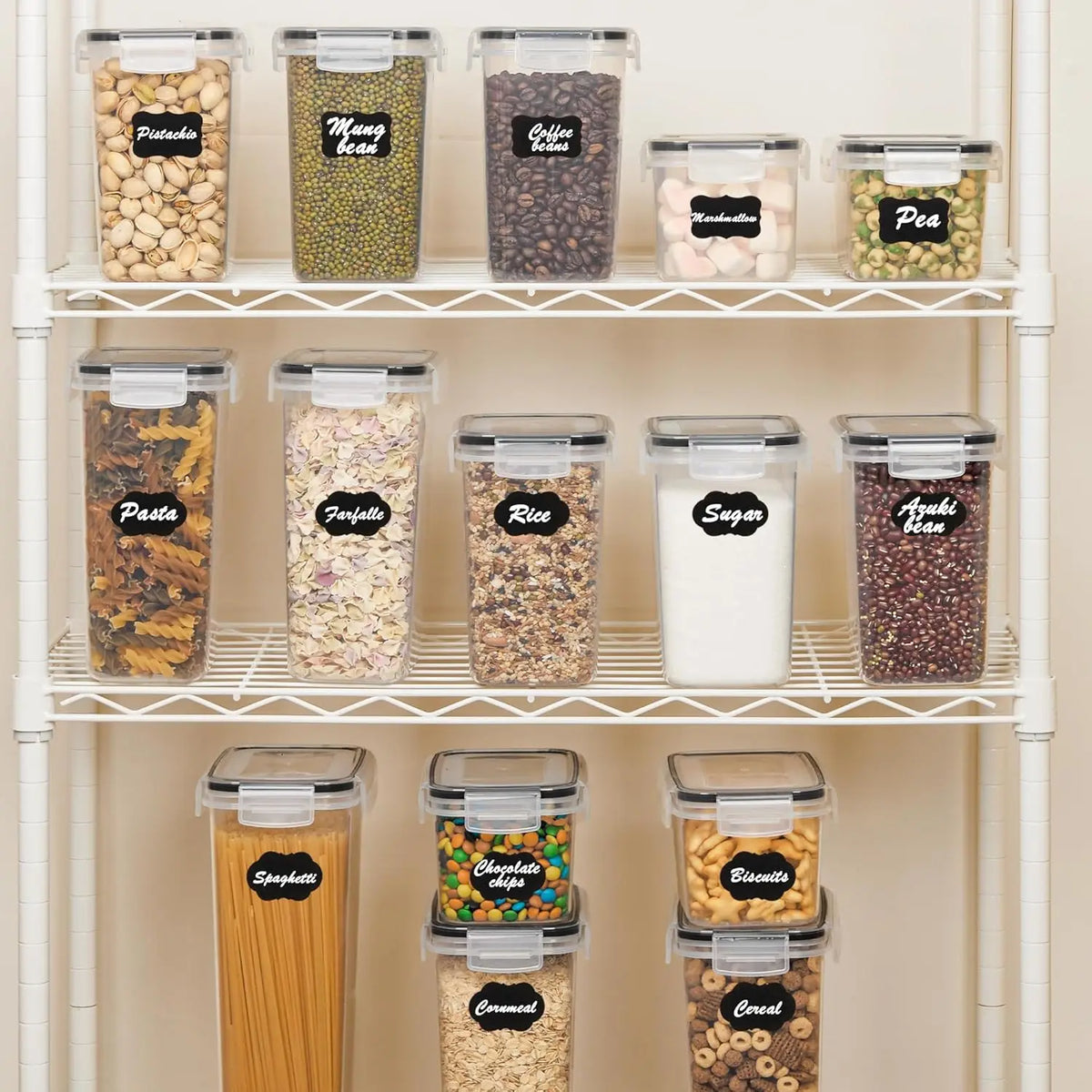 Airtight Pantry Containers, 2.4 L