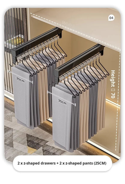 Pull-Out Closet Trouser Rack