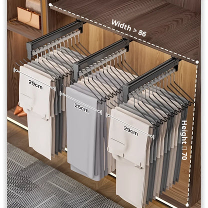 Pull-Out Closet Trouser Rack