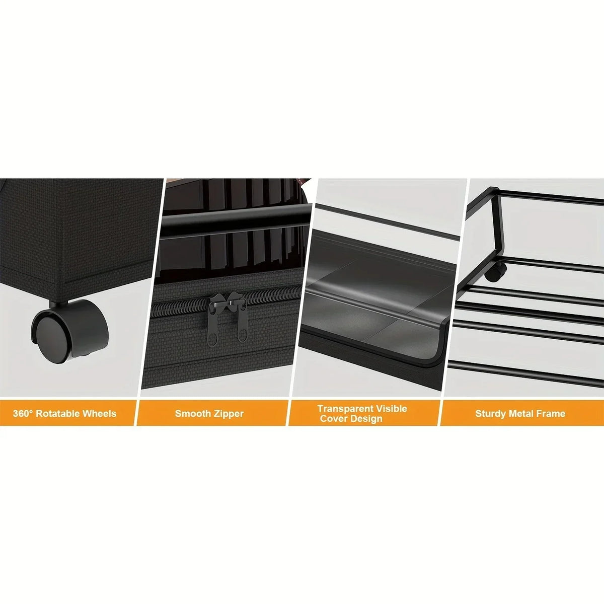 Rolling Underbed Storage Container with Lid