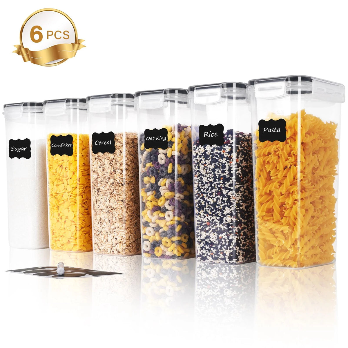 Airtight Pantry Containers, 2.4 L