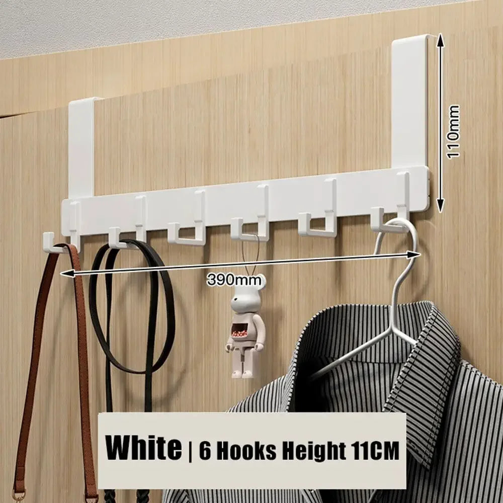 White hook rack dimensions, 11 cm drop and 39 cm width