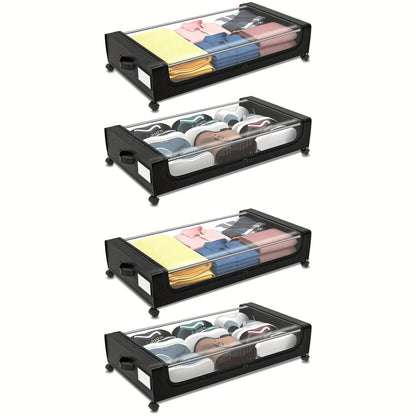 Rolling Underbed Storage Container with Lid