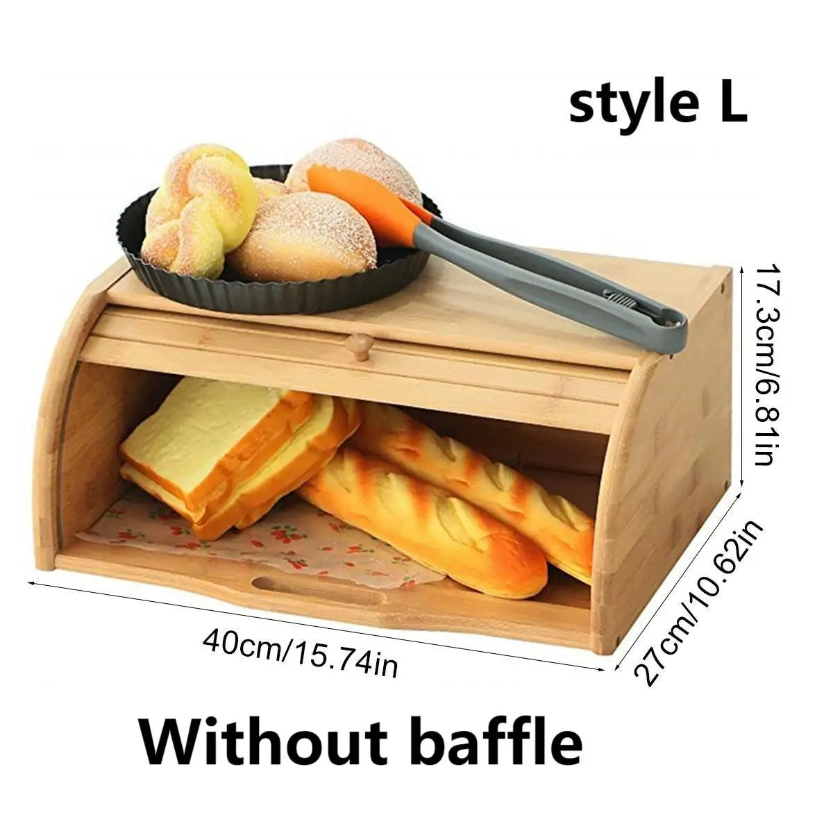 Bamboo bread box dimensions