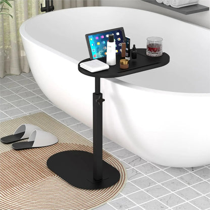 Height-Adjustable Bathtub Side Table