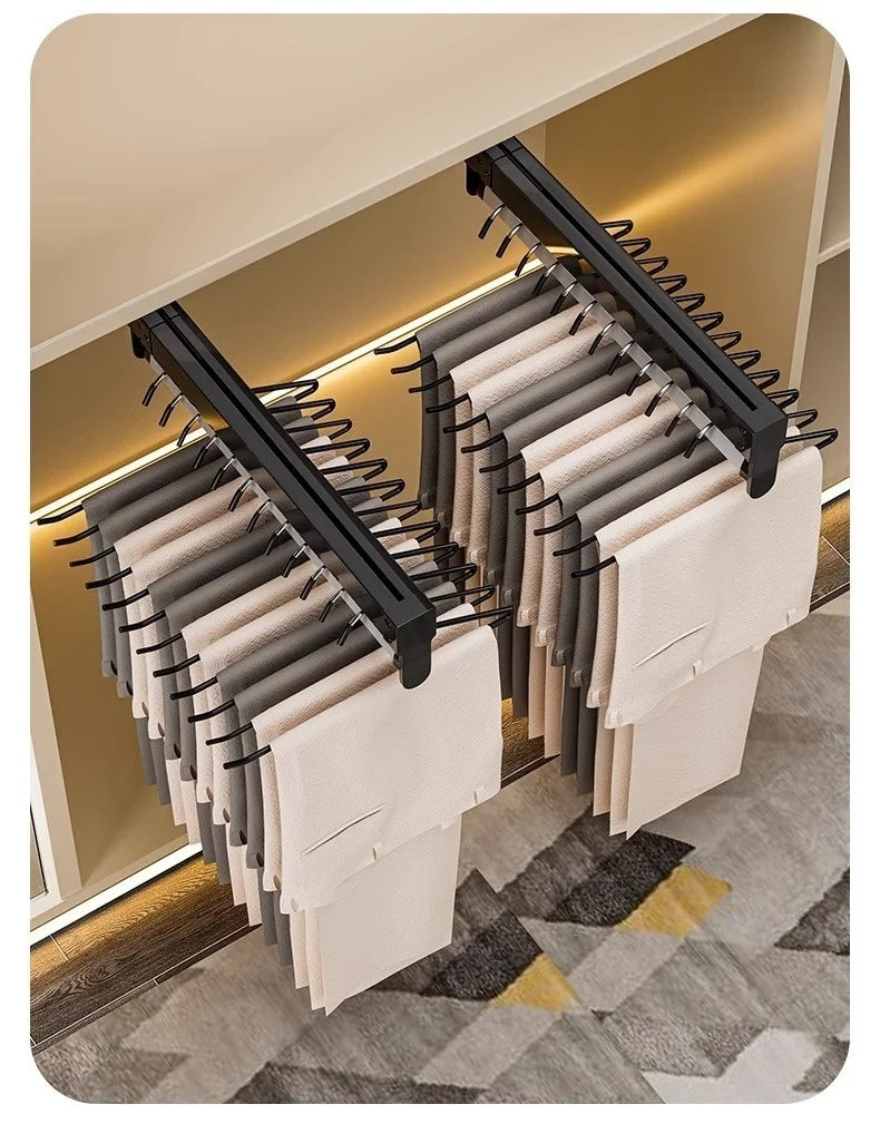 Pull-Out Closet Trouser Rack