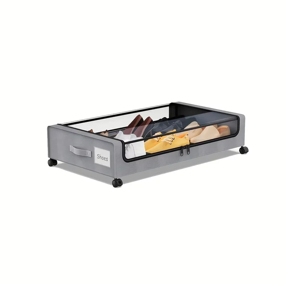 Rolling Underbed Storage Container with Lid