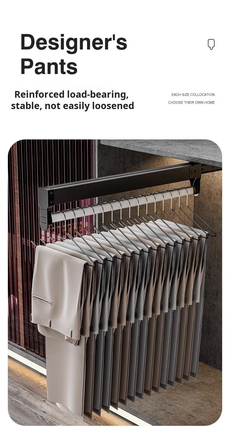 Pull-Out Closet Trouser Rack