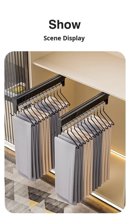 Pull-Out Closet Trouser Rack