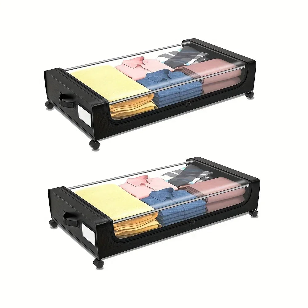 Rolling Underbed Storage Container with Lid