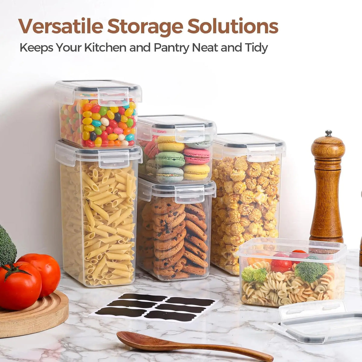 Airtight Pantry Containers, 2.4 L