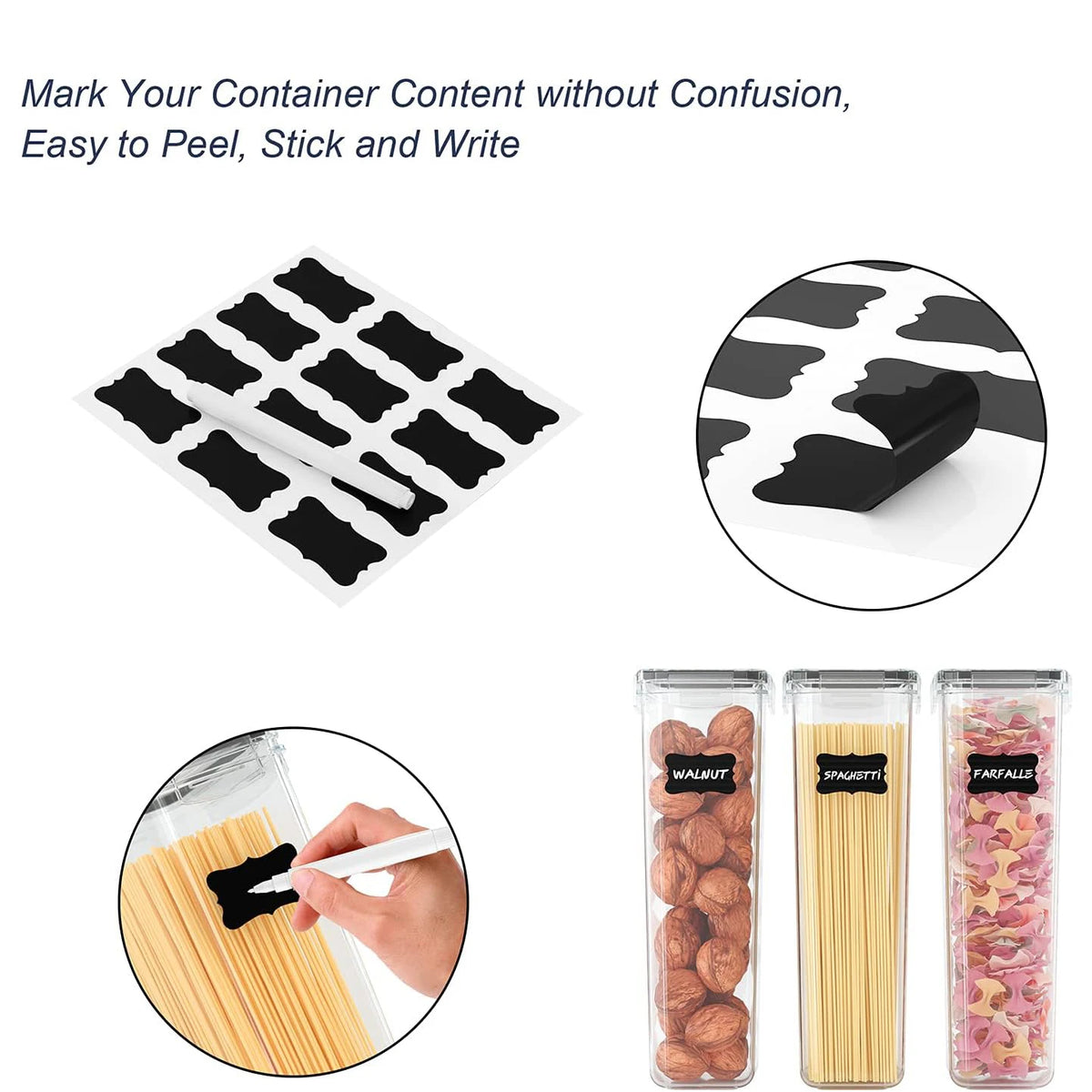 Airtight Pantry Containers, 2.4 L