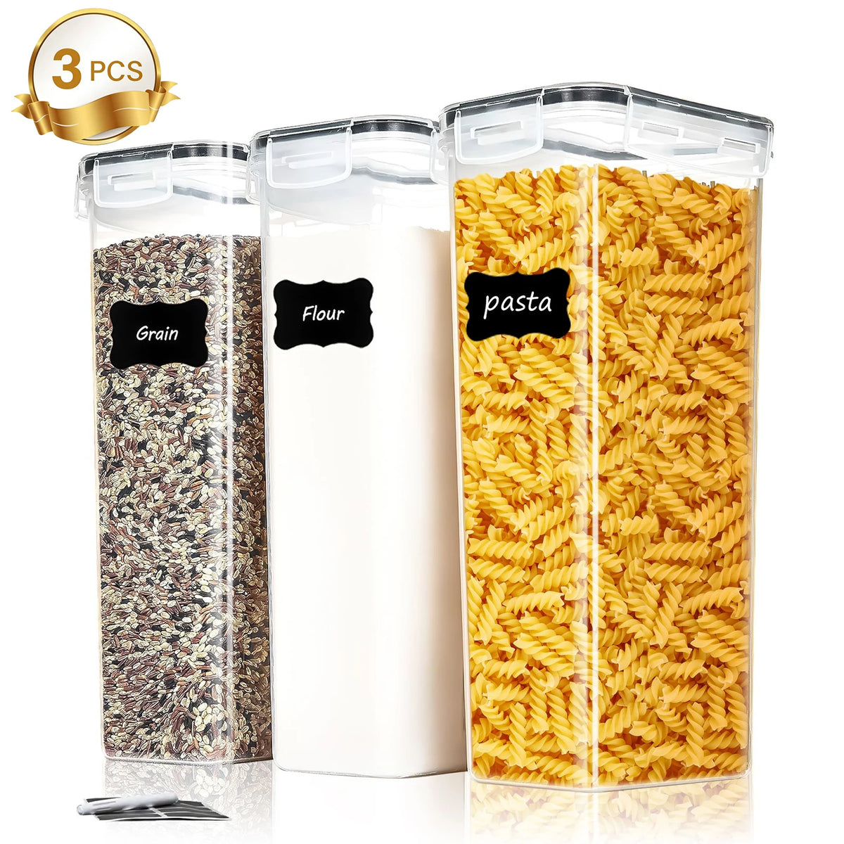 Airtight Pantry Containers, 2.4 L