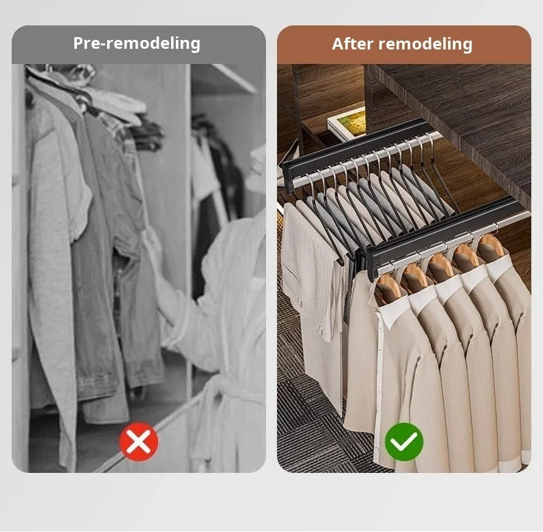 Pull-Out Closet Trouser Rack