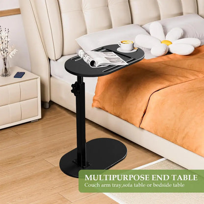 Height-Adjustable Bathtub Side Table