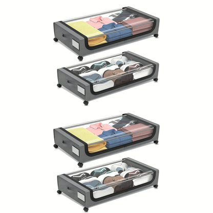 Rolling Underbed Storage Container with Lid
