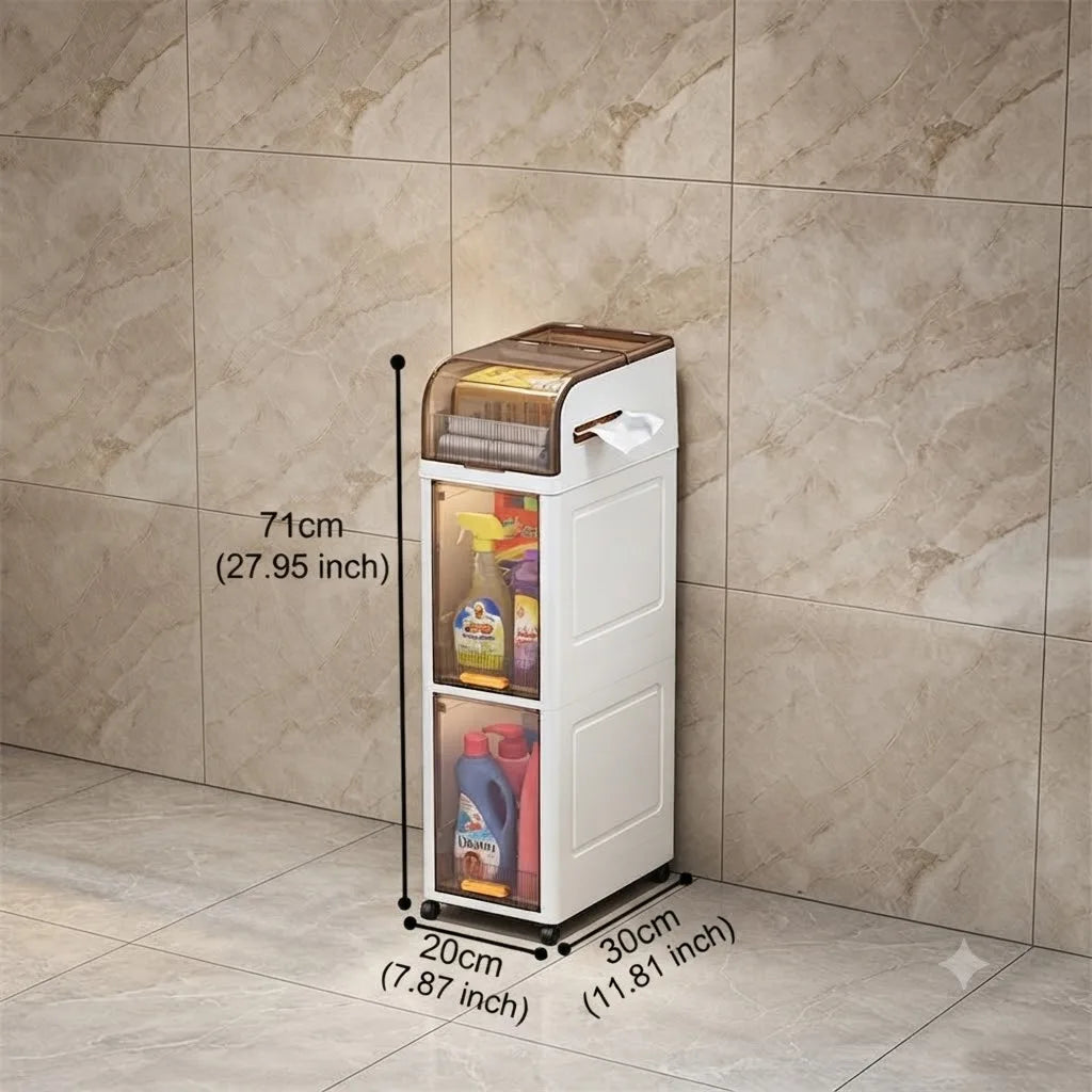 3-layer gap cabinet dimensions: 71 x 20 x 30 cm