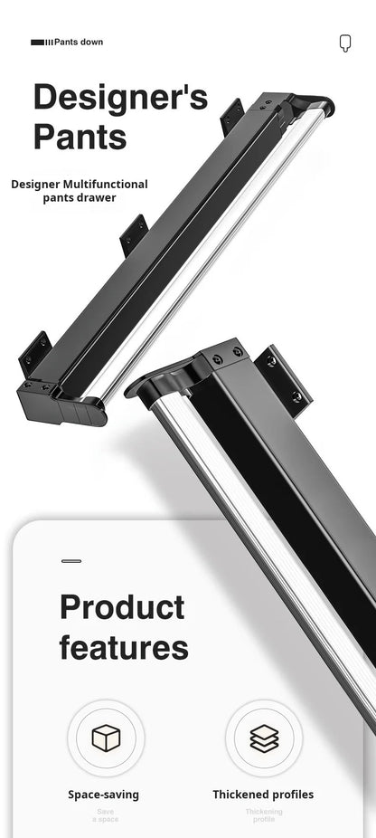 Pull-Out Closet Trouser Rack