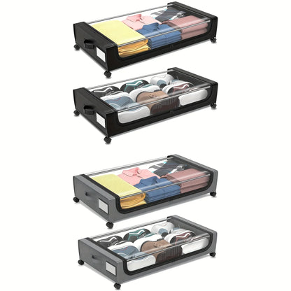 Rolling Underbed Storage Container with Lid