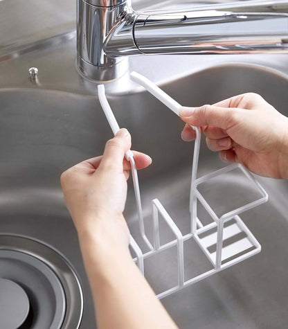 Faucet-Hanging Sponge & Brush Holder