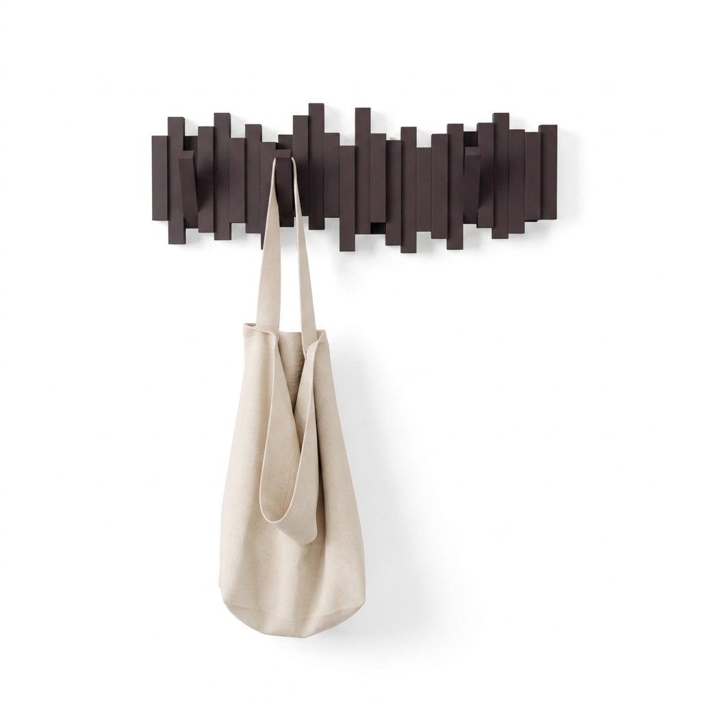 5-Peg Wall Hook Rail