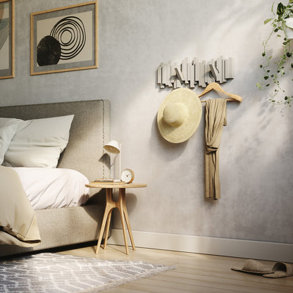 5-Peg Wall Hook Rail