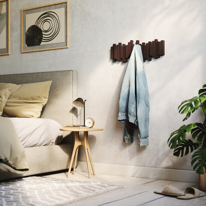 5-Peg Wall Hook Rail