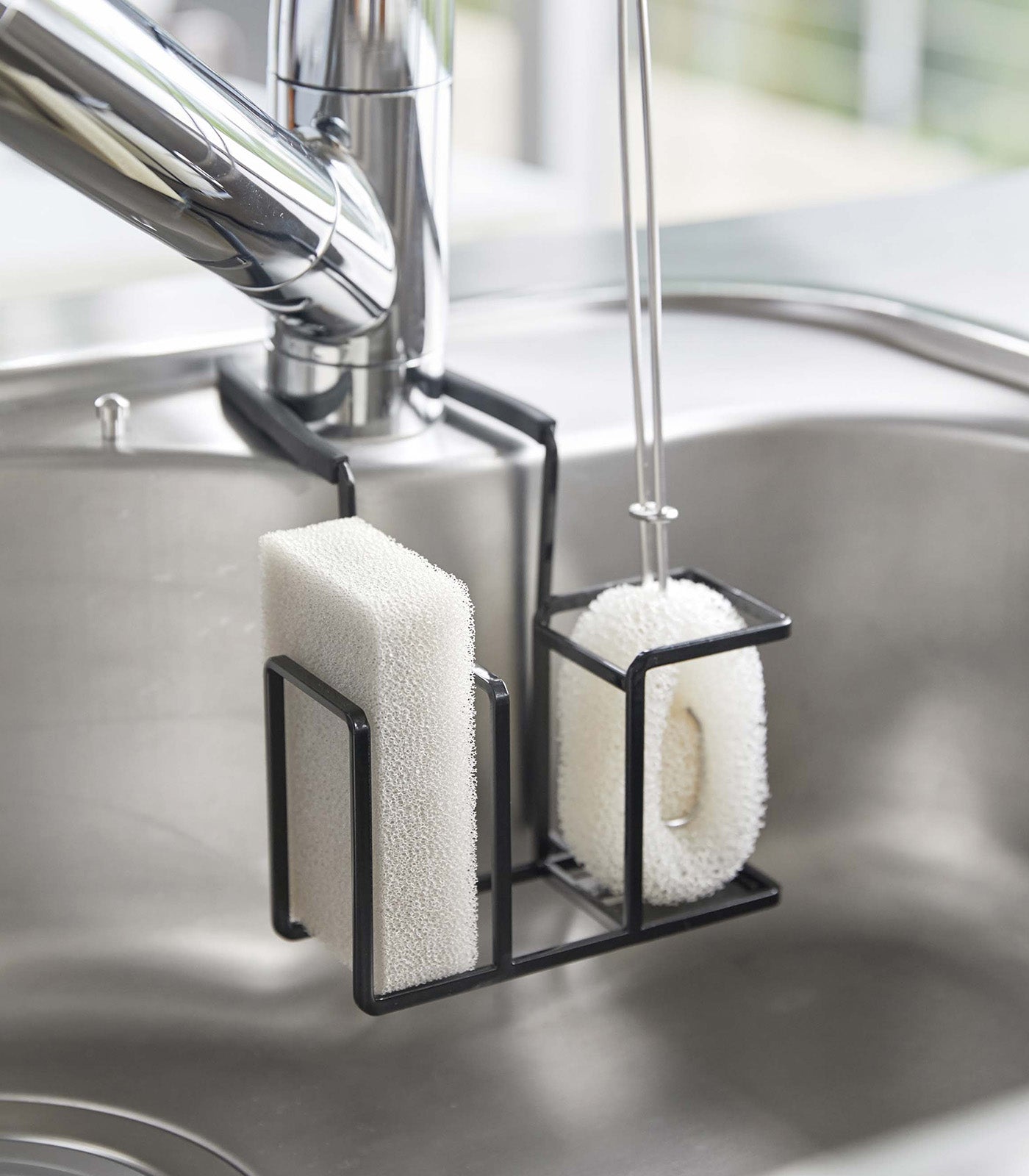 Faucet-Hanging Sponge & Brush Holder