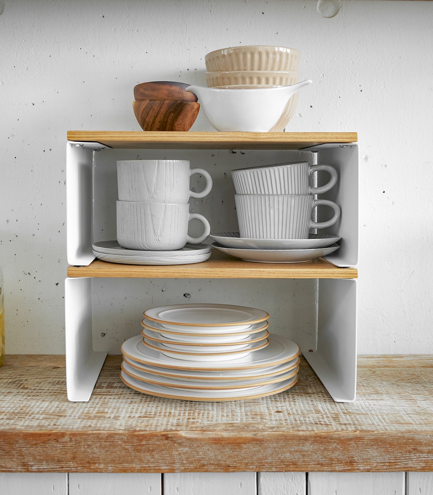 Stackable Countertop Shelf