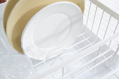 Steel & Wood Dish Drying Rack