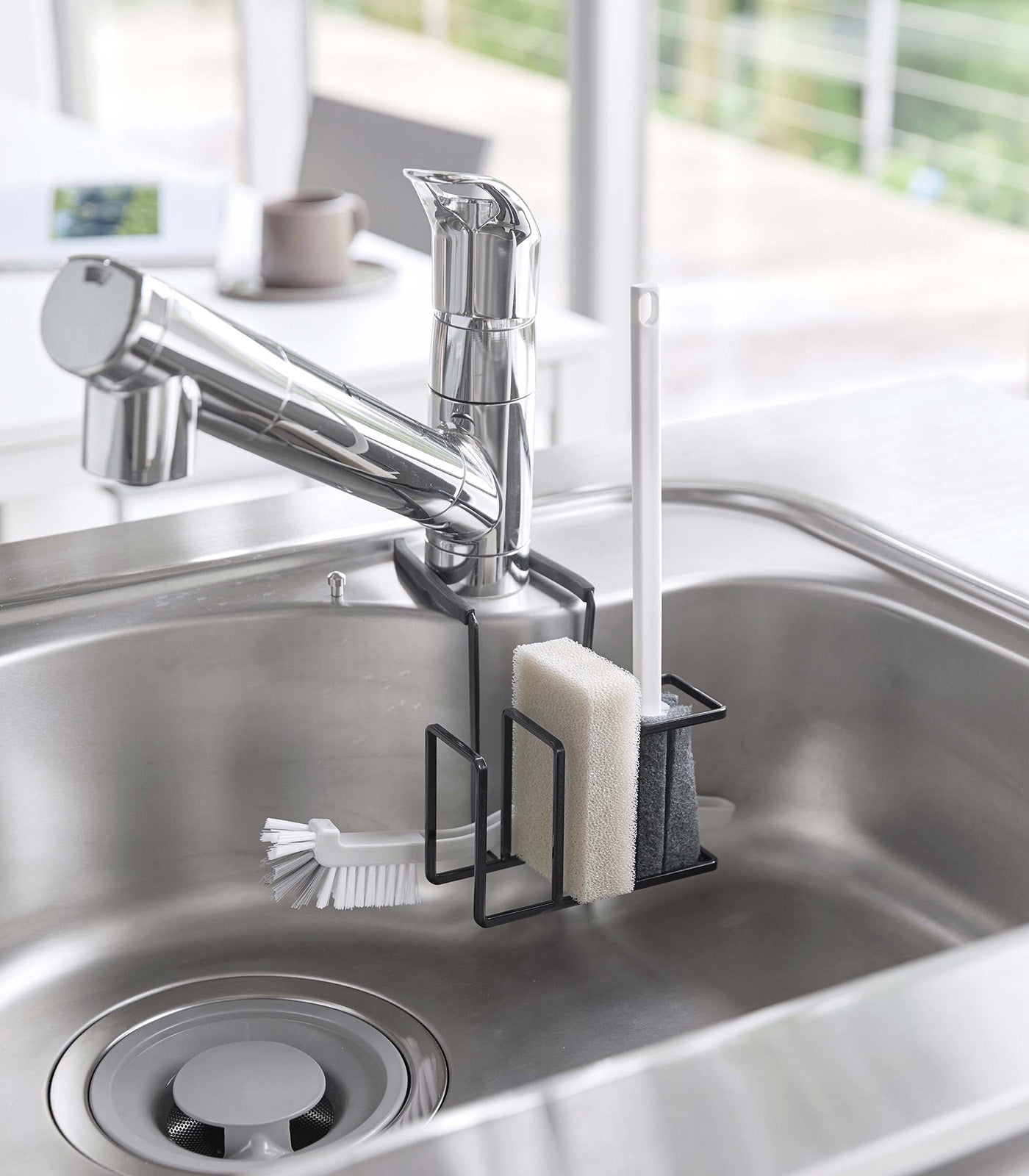 Faucet-Hanging Sponge & Brush Holder