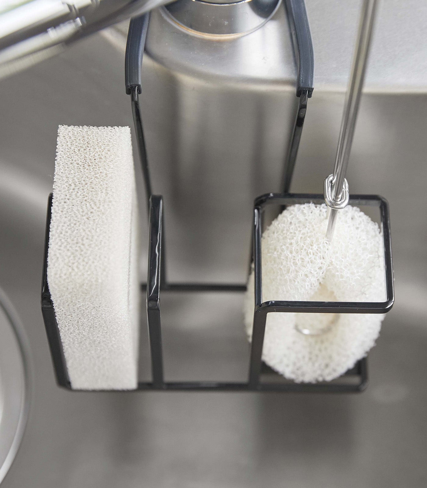 Faucet-Hanging Sponge & Brush Holder