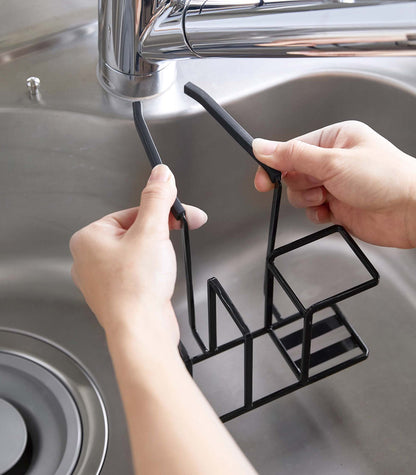 Faucet-Hanging Sponge & Brush Holder