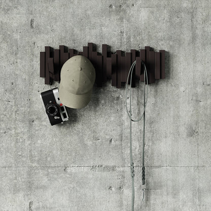 5-Peg Wall Hook Rail