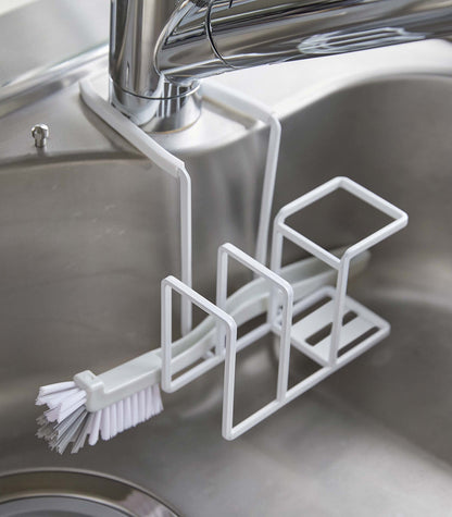 Faucet-Hanging Sponge & Brush Holder