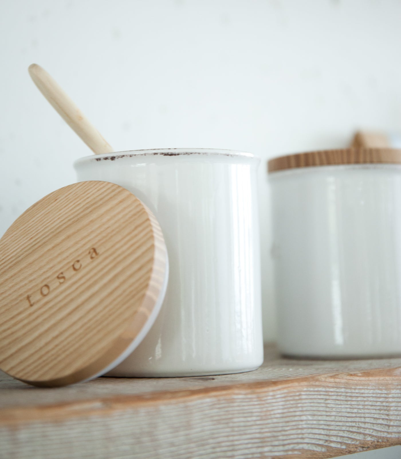 Ceramic Kitchen Canister Set (3-Piece)